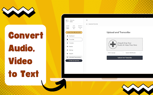 image for ScribeBuddy Transcribe Audio, Video to Text for free