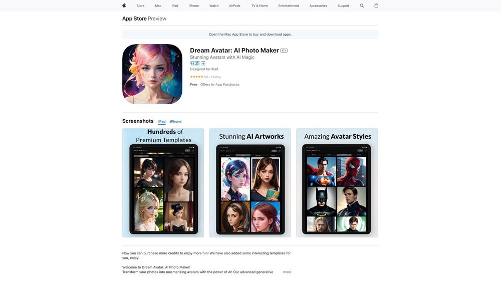 image for Dream Avatar: AI Photo Maker