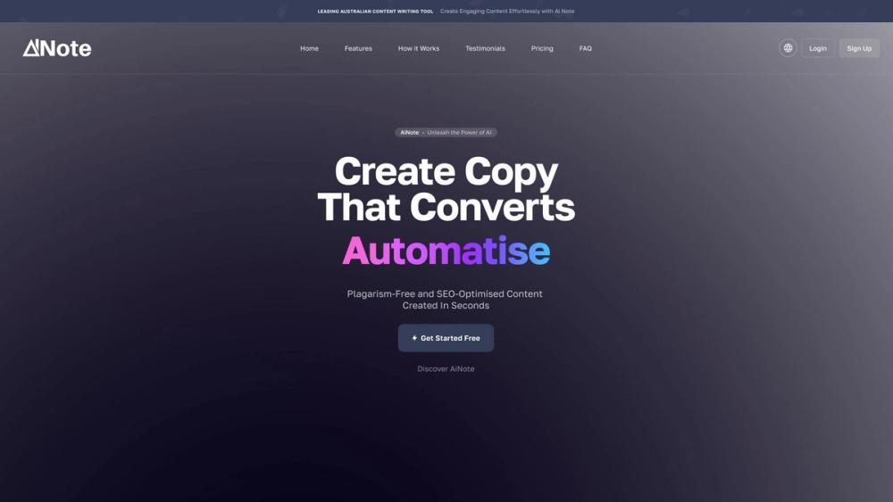 image for Ai Note - Ai Writing Tool