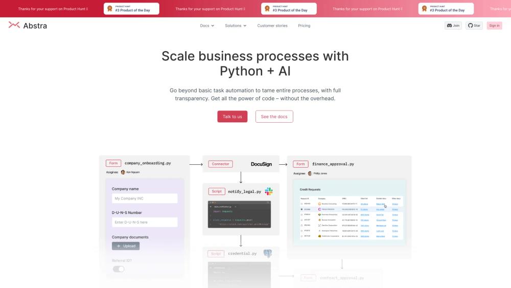 image for Abstra Workflows
