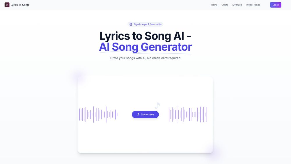 image for Lyrics To Song AI