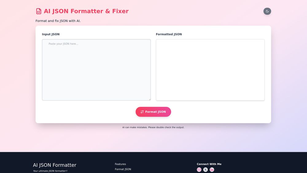 image for AI JSON Formatter