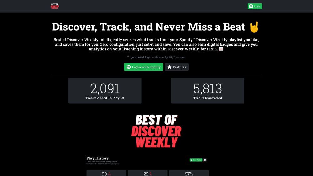 image for Auto-save your favs from Discover Weekly