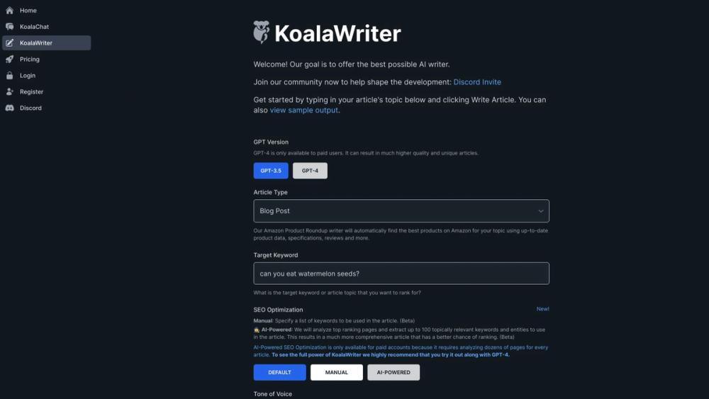 image for KoalaWriter
