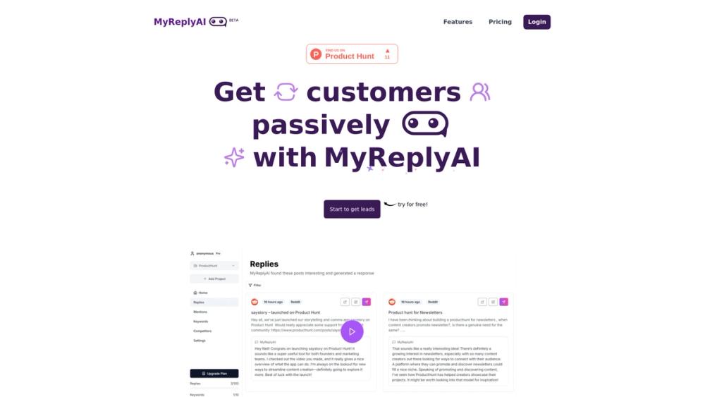 image for MyReplyAI