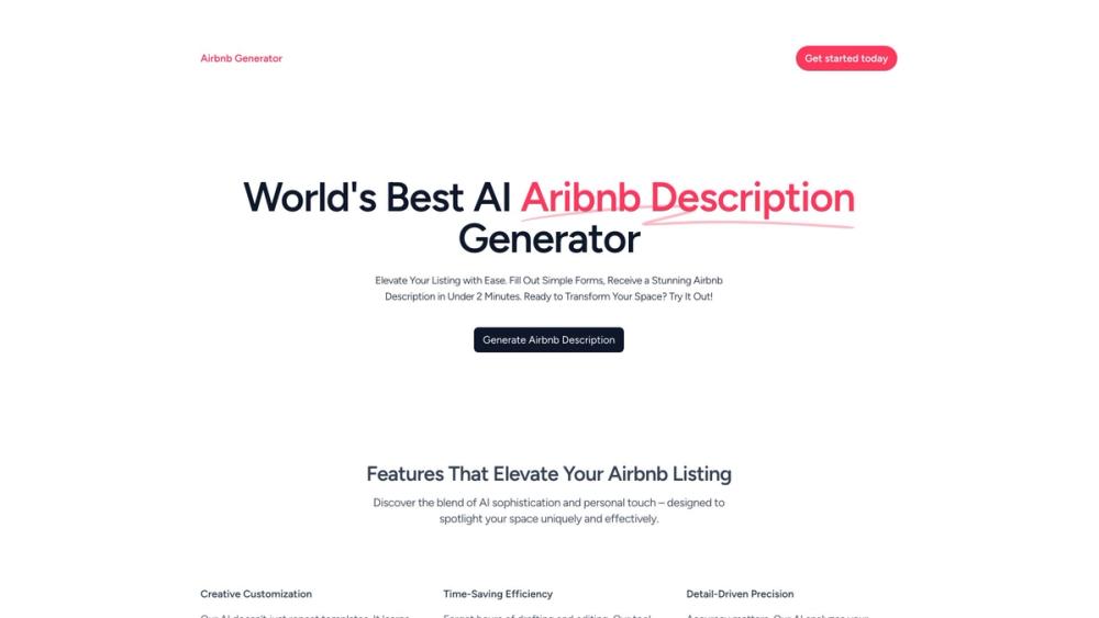 image for Airbnb Generator