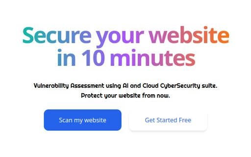 image for Secure website with AI - SecurityInfinity