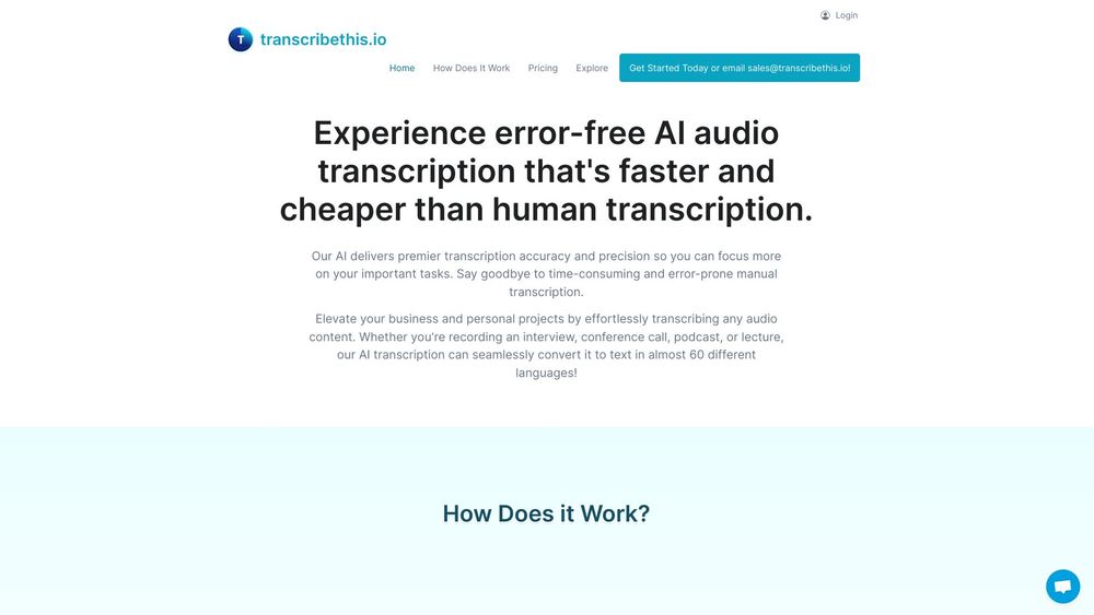 image for AI audio transcription