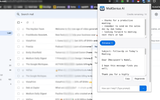 image for MailGenius: AI Email Enhancer