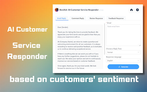 image for AI Response Generator for Email Review Reply