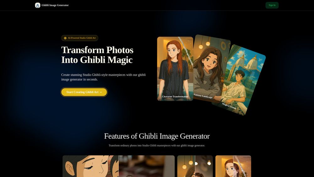 image for Ghibli Image Generator