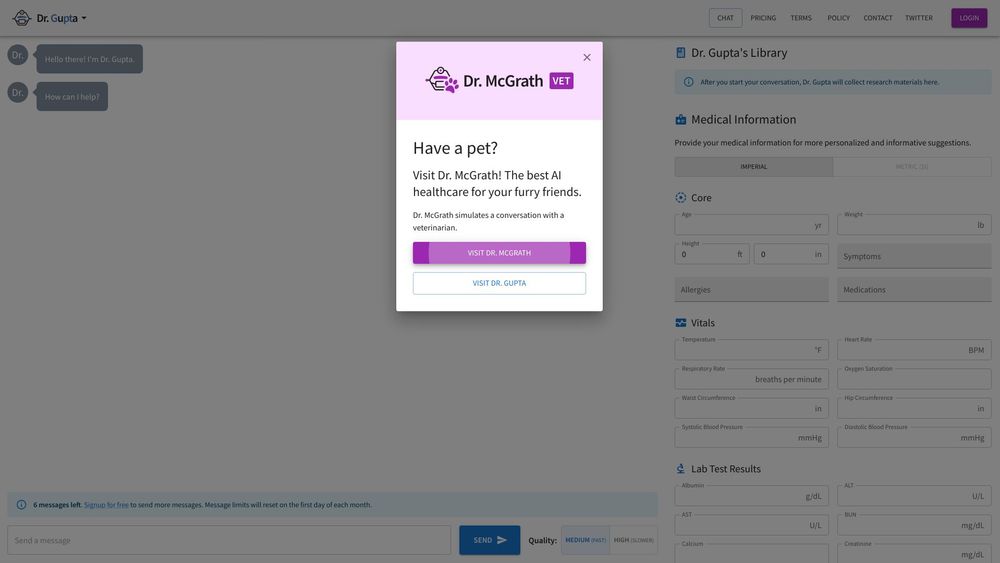 image for Dr. Gupta: AI Physician Chatbot