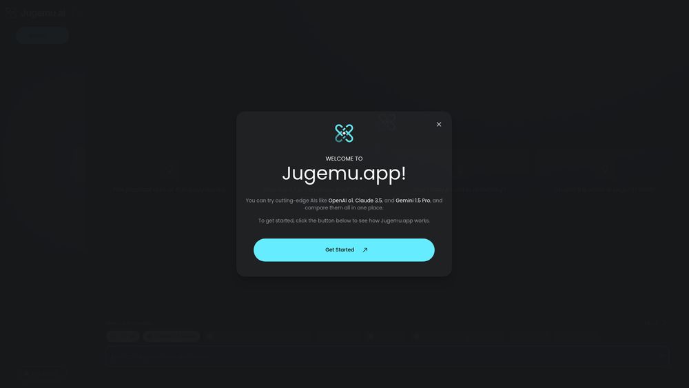 image for Jugemu.app with OpenAI o1 Support