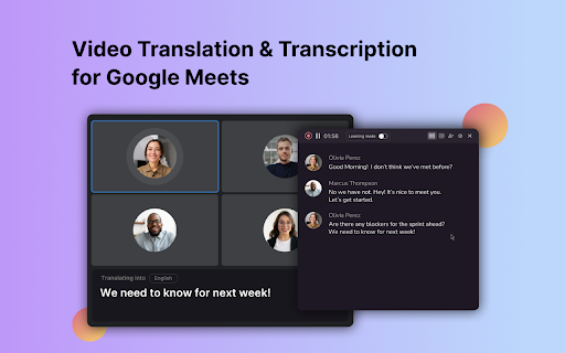 image for Translate & Transcribe any audio/video