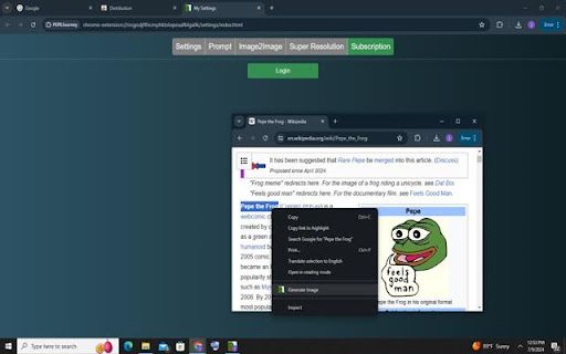 image for PEPE VISION - AI Image Toolkit