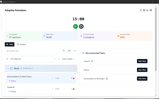 image for Adaptive Pomodoro