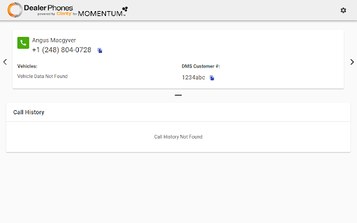image for DealerPhones Screen-Pop for Momentum CRM