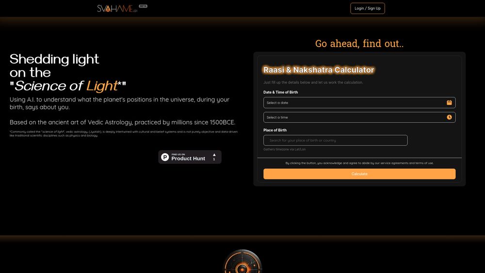image for SvahaMe.ai | AI-Powered Vedic Tools