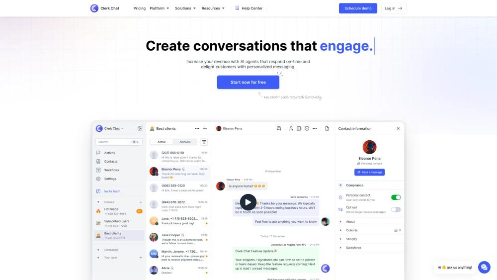 image for clerk.chat