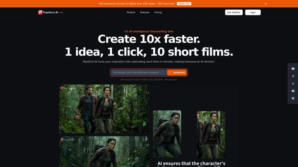 image for PopShort.Al