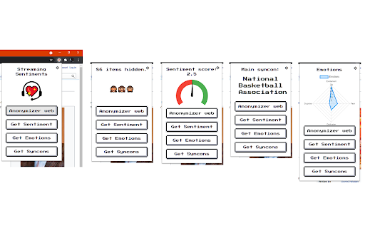 image for Anonymizer & Sentiments Extension
