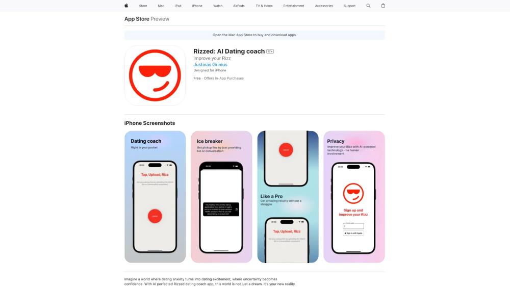 image for Rizzed - AI Dating coach