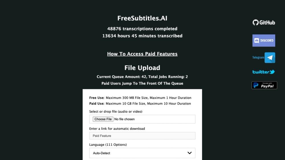 image for Free Subtitles AI