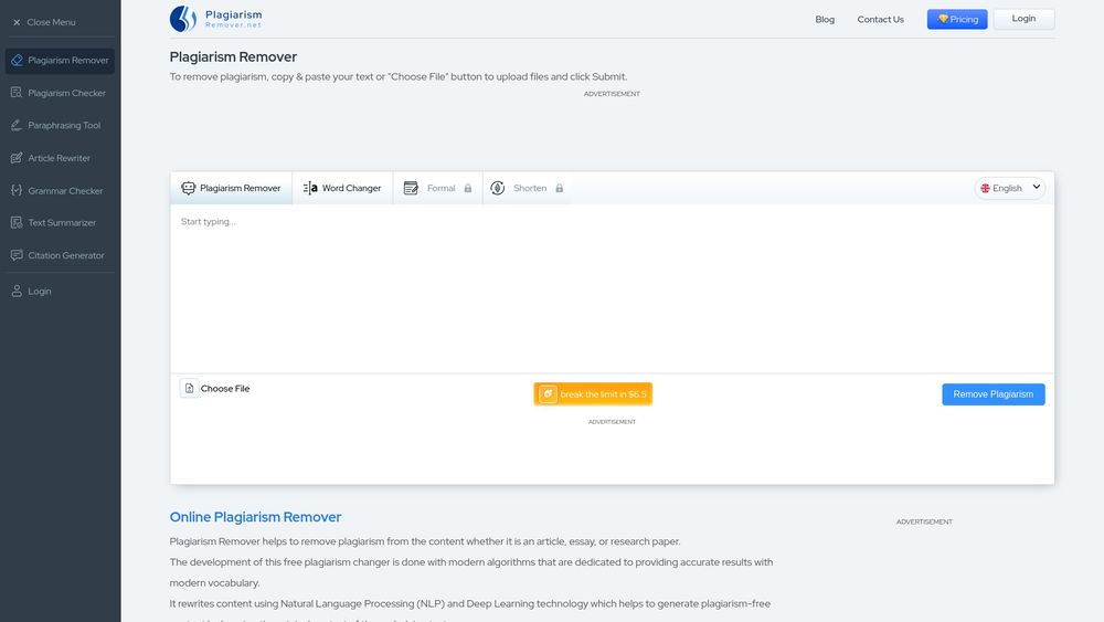 image for Plagiarism Remover