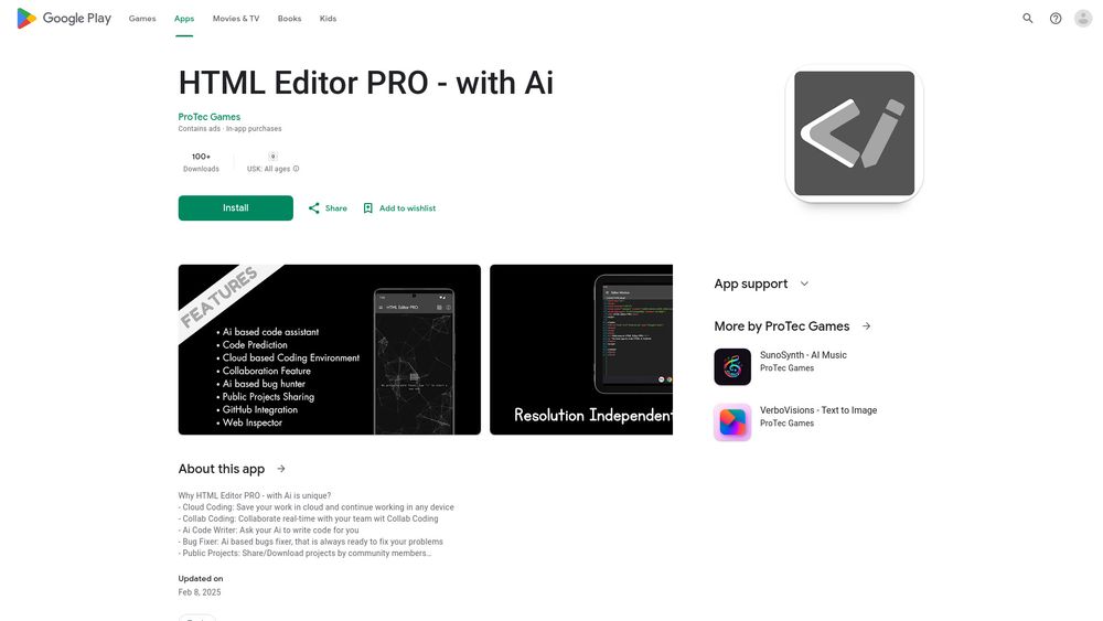 image for HTML Editor PRO - with Ai