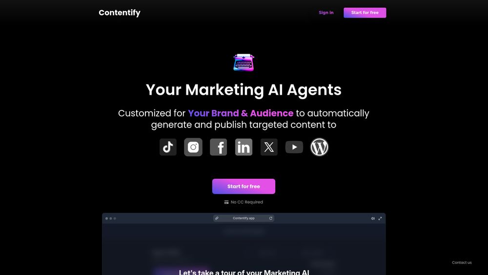 image for Contentify - Marketing AI