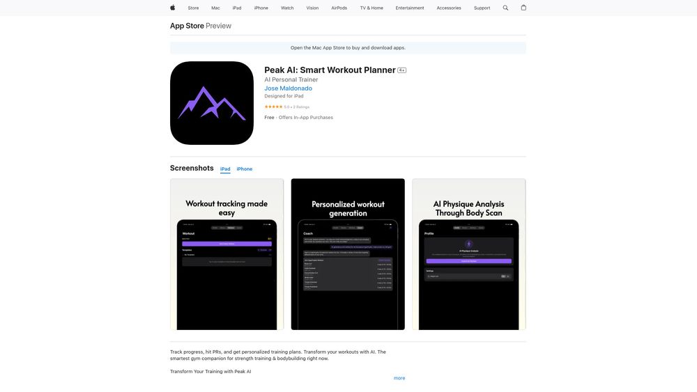 image for Peak AI: Your Intelligent Gym Partner