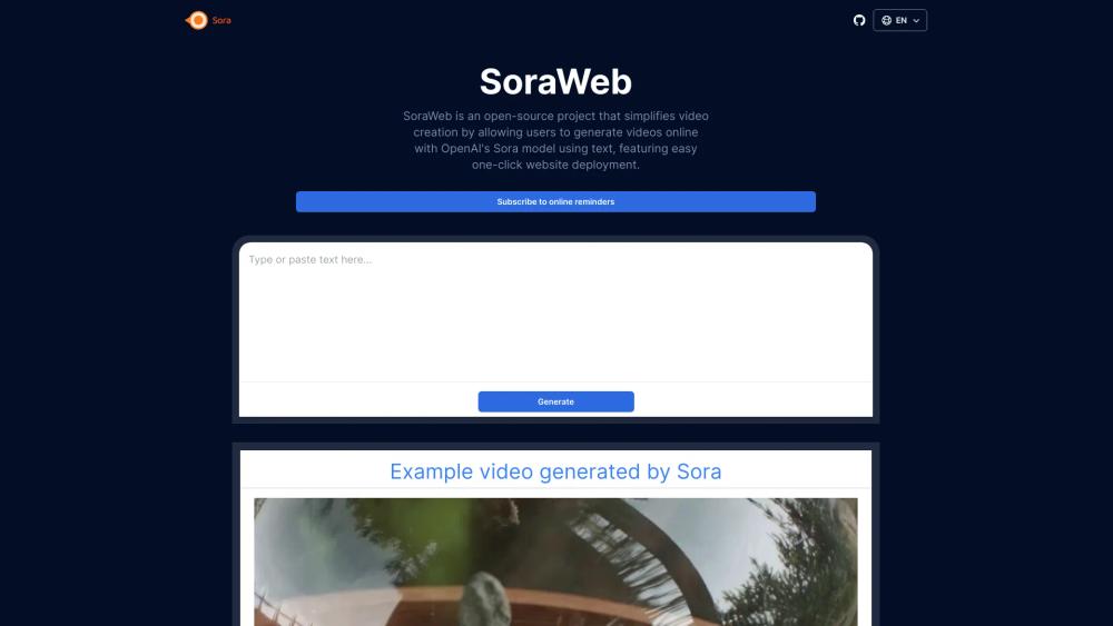 image for SoraWeb