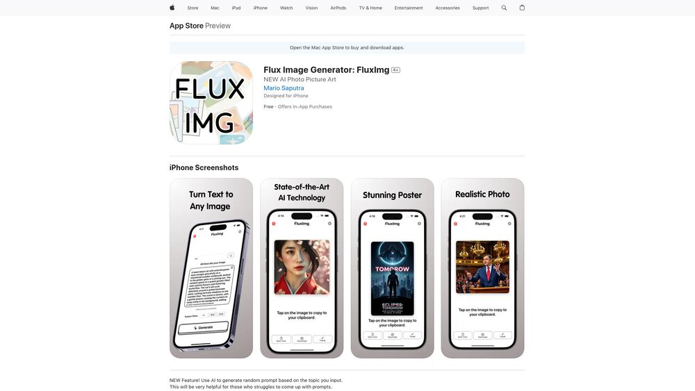 image for FLUX Text to Image Generator: FluxImg