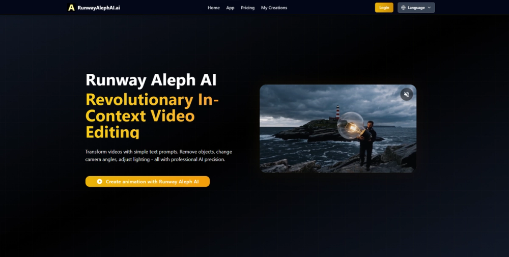 image for Runway Aleph AI-
