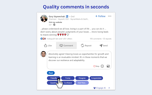 image for Engage AI - ChatGPT for Social Media