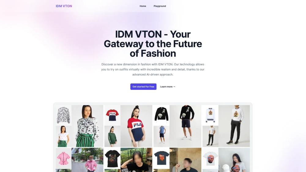 image for IDM VTON AI | Virtual Try-on AI