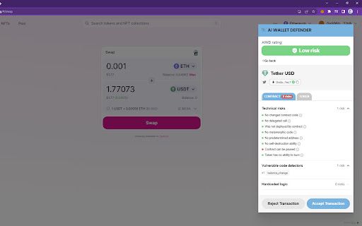 image for AI Wallet Defender
