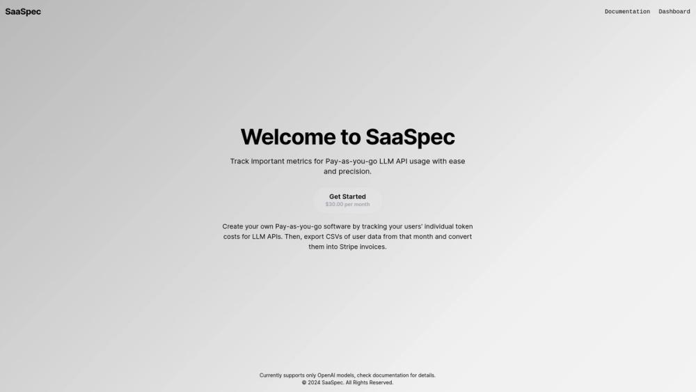 image for SaaSpec