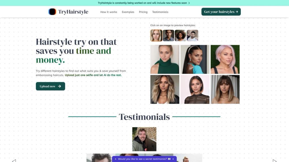 image for TryHairstyle.com