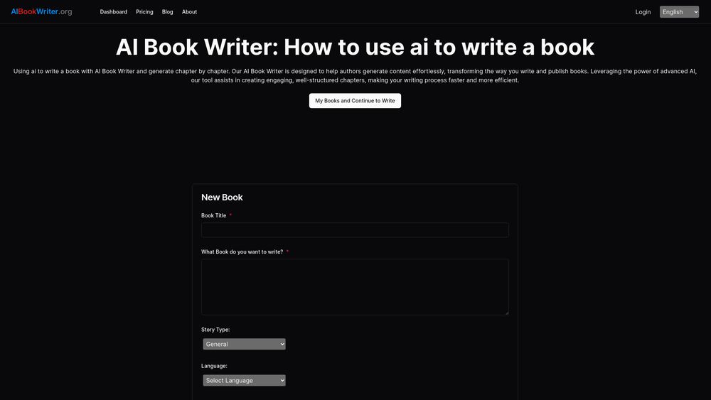 image for AI Book Writer
