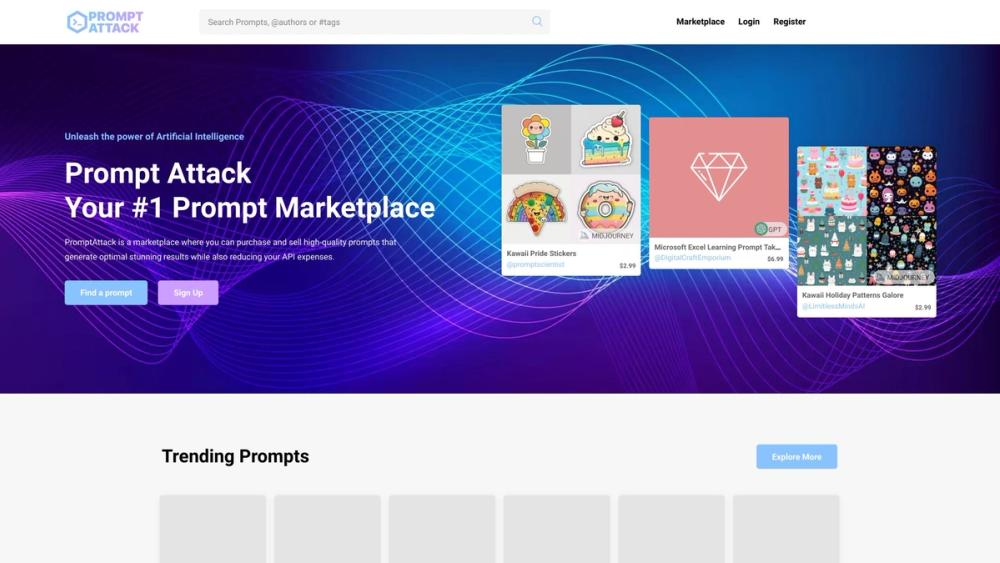 image for Prompt Attack - Your #1 Prompt Marketplace