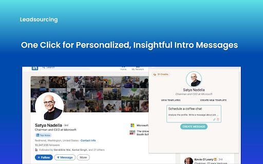 image for Leadsourcing - ChatGPT for LinkedIn