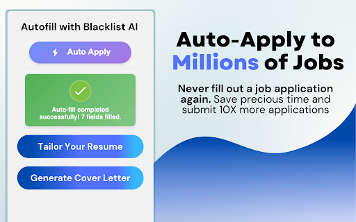 image for Blacklist AI - Autofill Job Applications