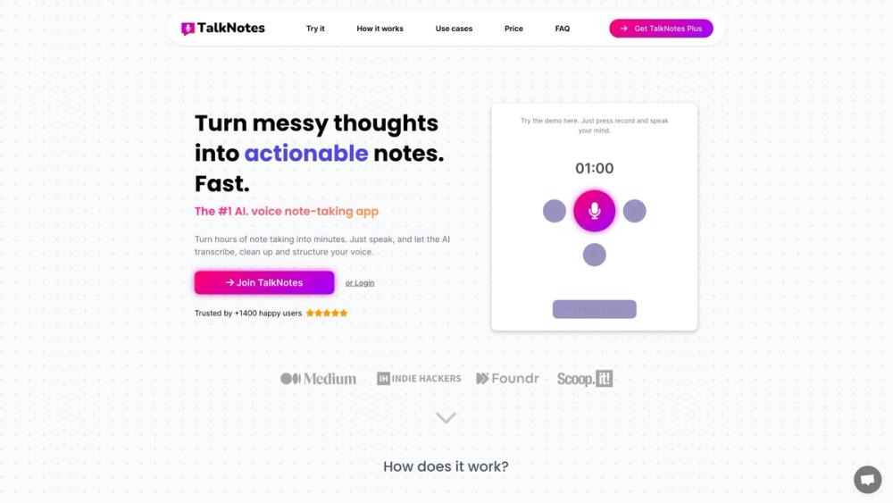 image for TalkNotes