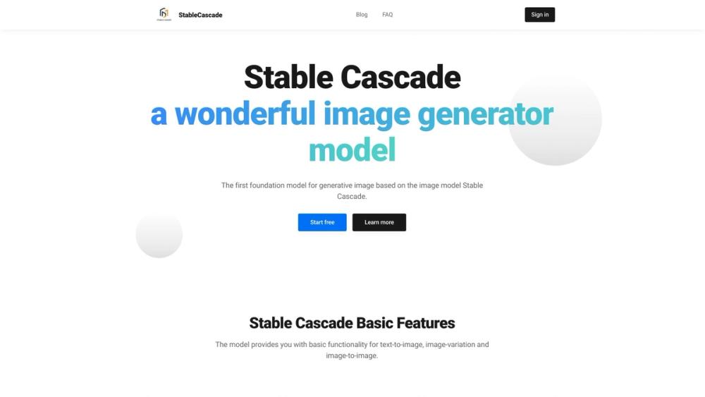 image for Stable Cascade