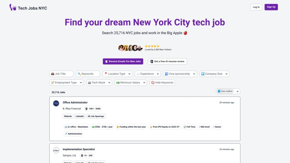 image for Tech Jobs NYC