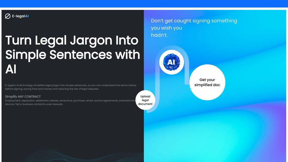 image for E-Legal AI