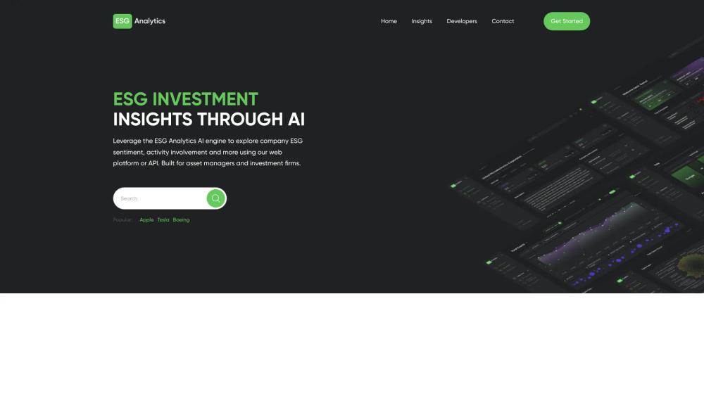 image for esganalytics.io