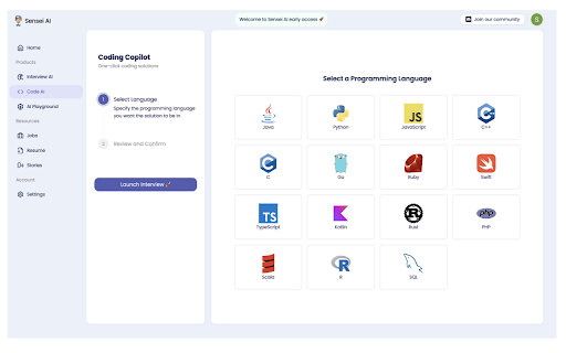 image for Sensei AI Coding Copilot