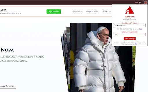 image for AI Image Detector by IsItAI.com